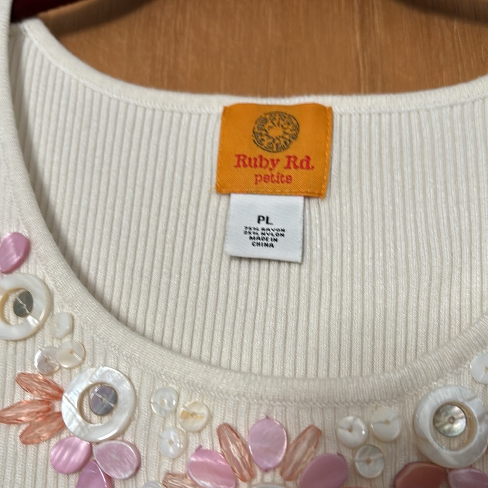 Ruby Rd. Tank top Sz PL. - Picture 2 of 4